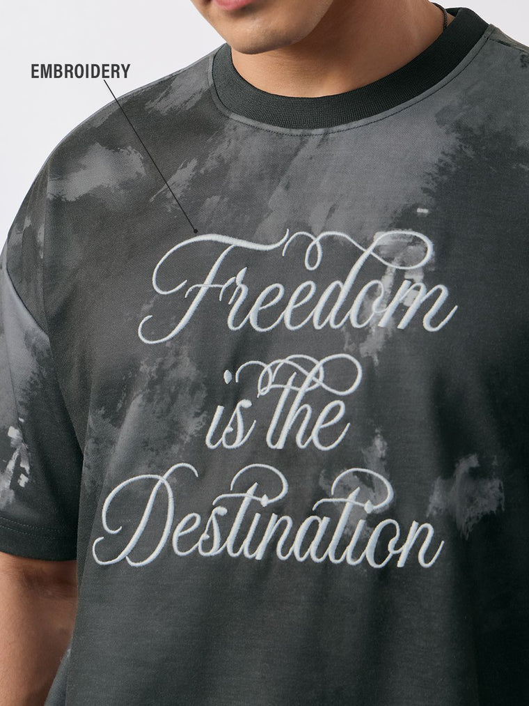 Art Tales: Freedom Oversized T-Shirts