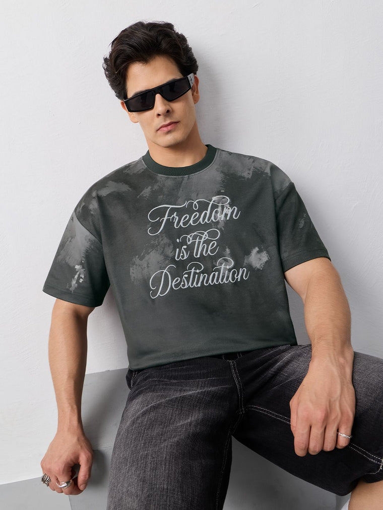 Art Tales: Freedom Oversized T-Shirts