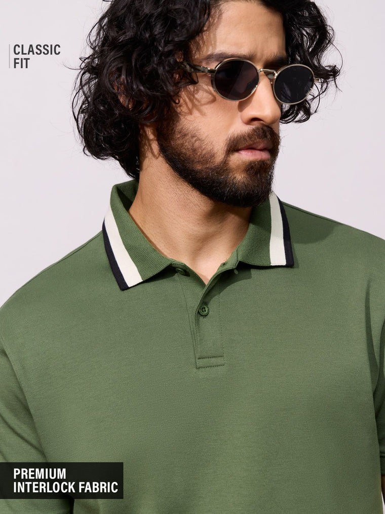 Premium Polo: Olive Classic Polos