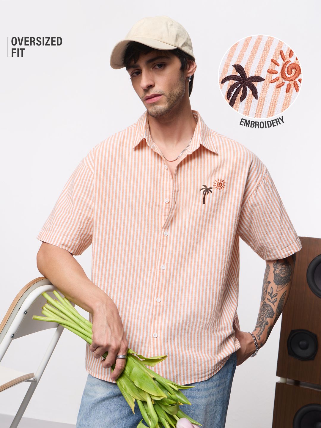 Oversized Shirt: Tropical Vibes Oversized Shirts