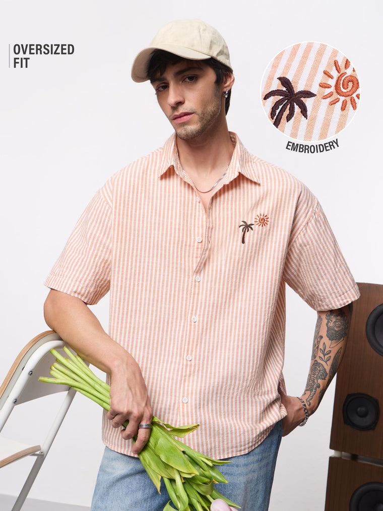 Oversized Shirt: Tropical Vibes Oversized Shirts