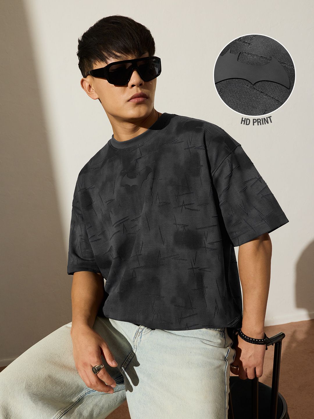 Batman: Dark Logo Oversized T-Shirts