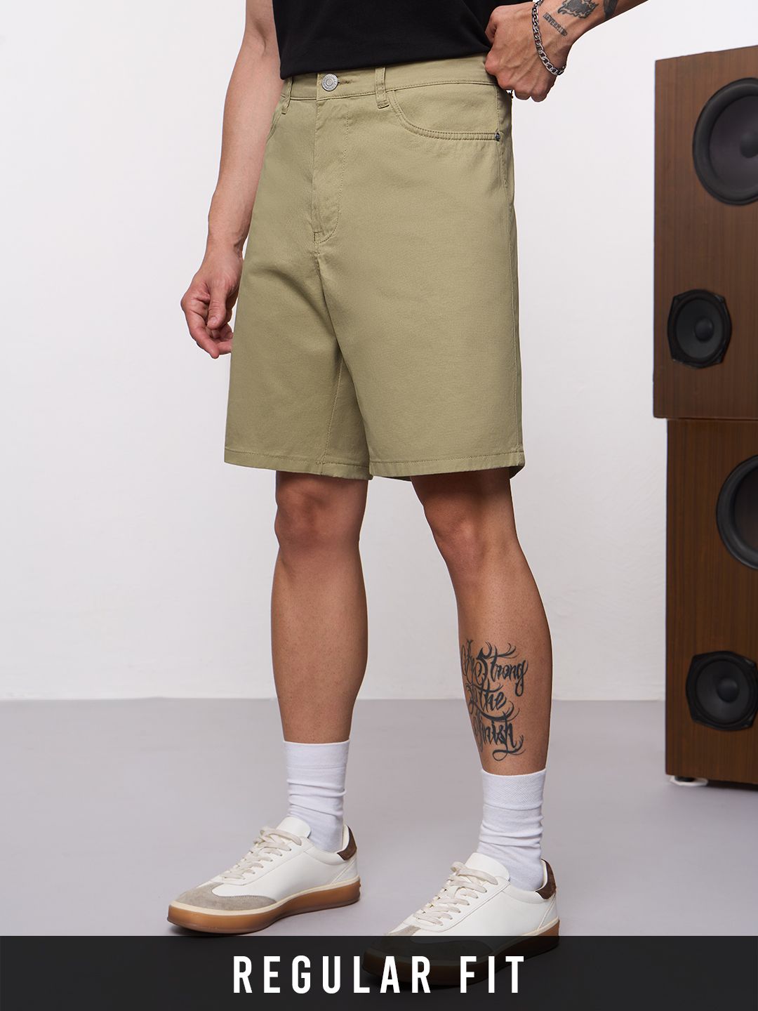 Chino Shorts: Hazelnut Men Bermuda Shorts