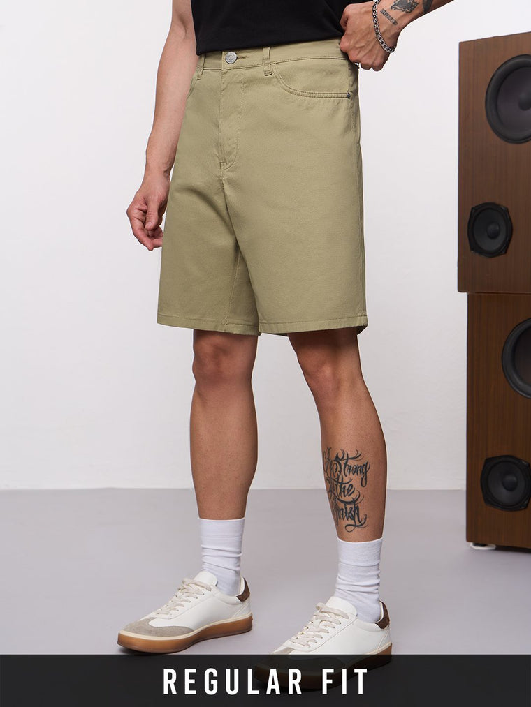 Chino Shorts: Hazelnut Men Bermuda Shorts