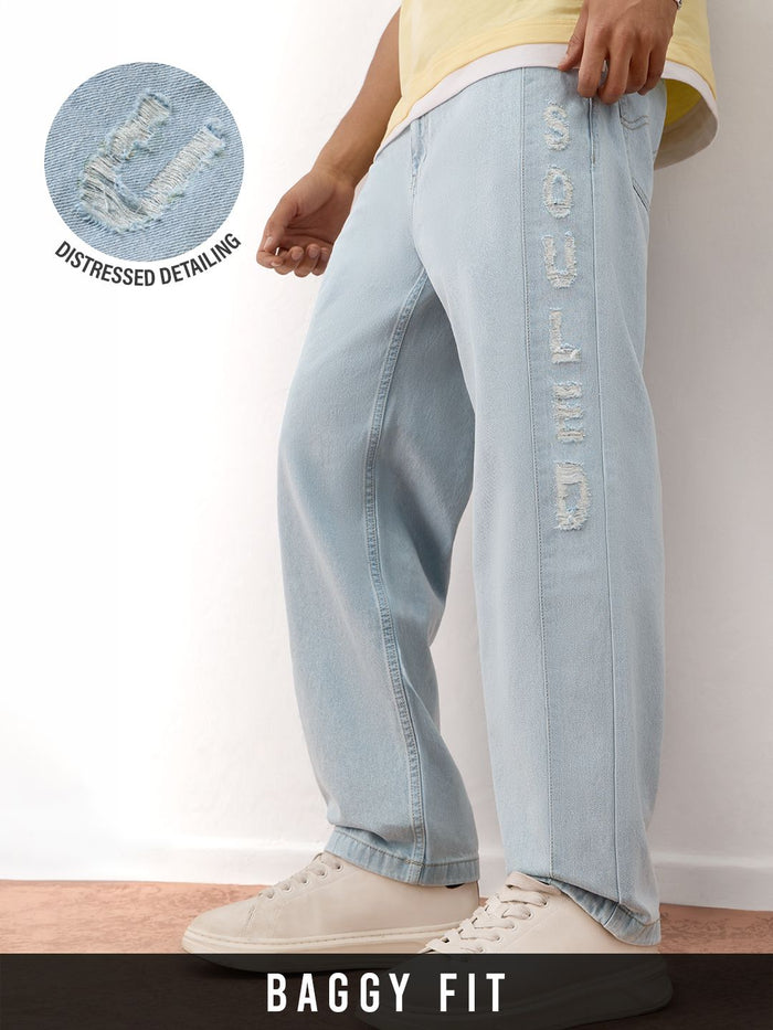 Baggy-Fit Denim: Soulful Men Baggy Fit Jeans