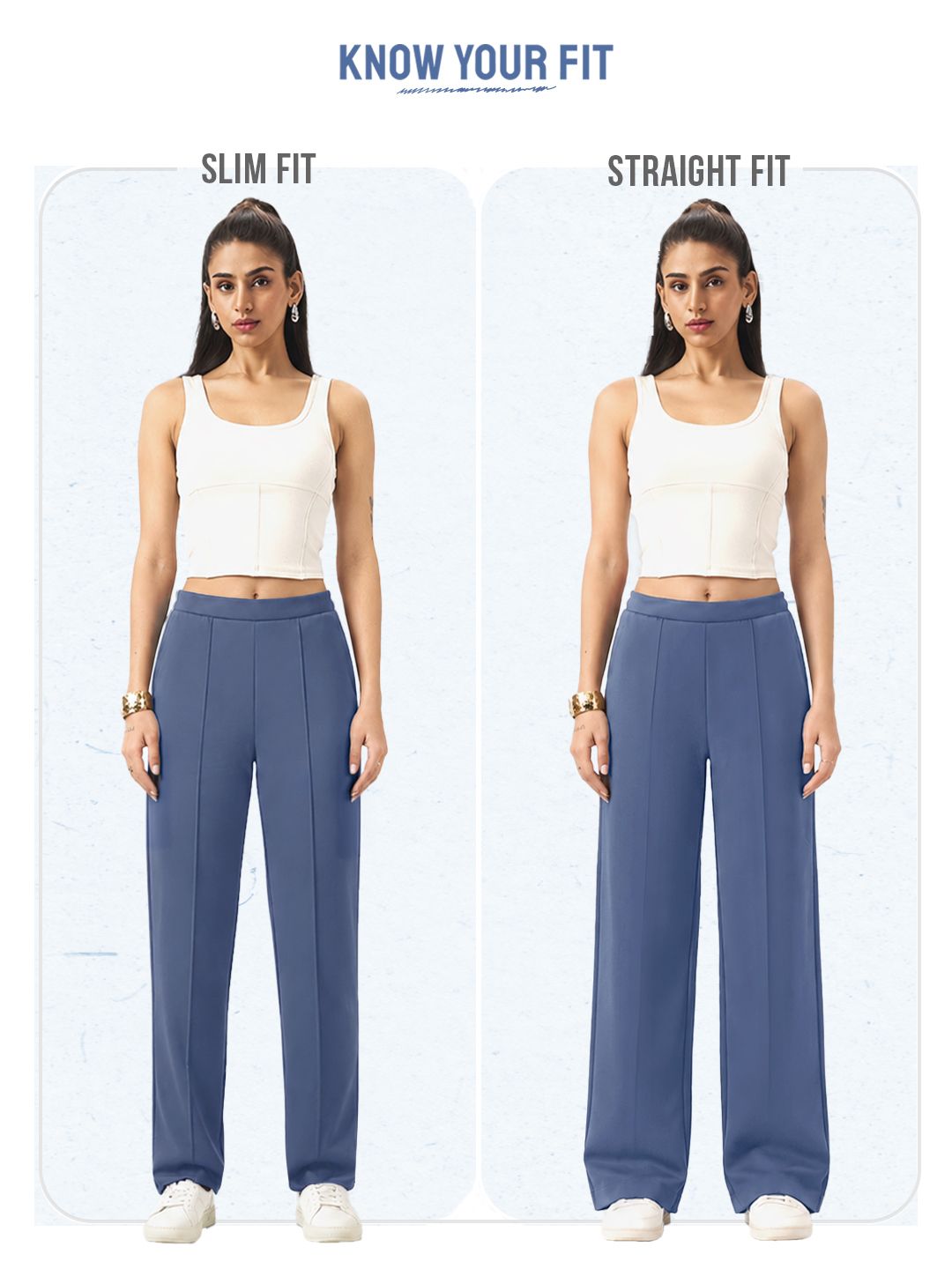 Premium Scuba Joggers: Navy Blue Women Slim Joggers
