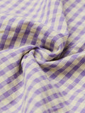 Plaid Shirt: Citrus Bloom Women Oversized Shirts