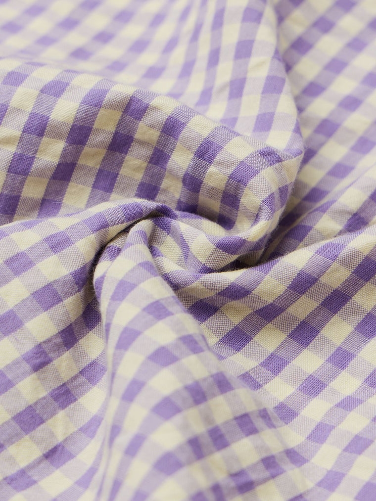 Plaid Shirt: Citrus Bloom Women Oversized Shirts
