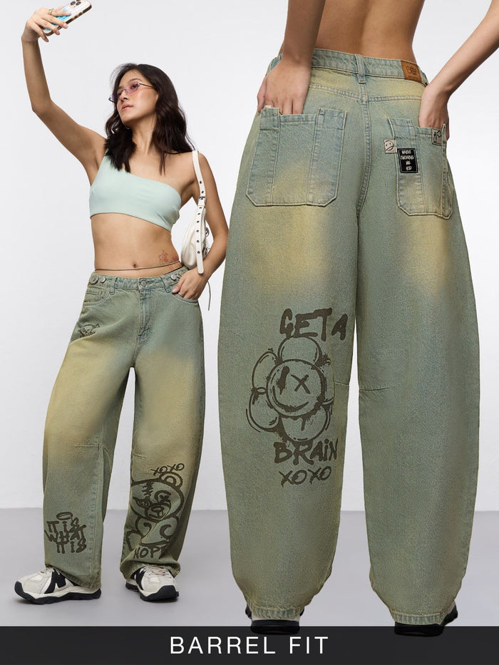 Barrel-Fit Denim: It Is What It Is Women Barrel Denims