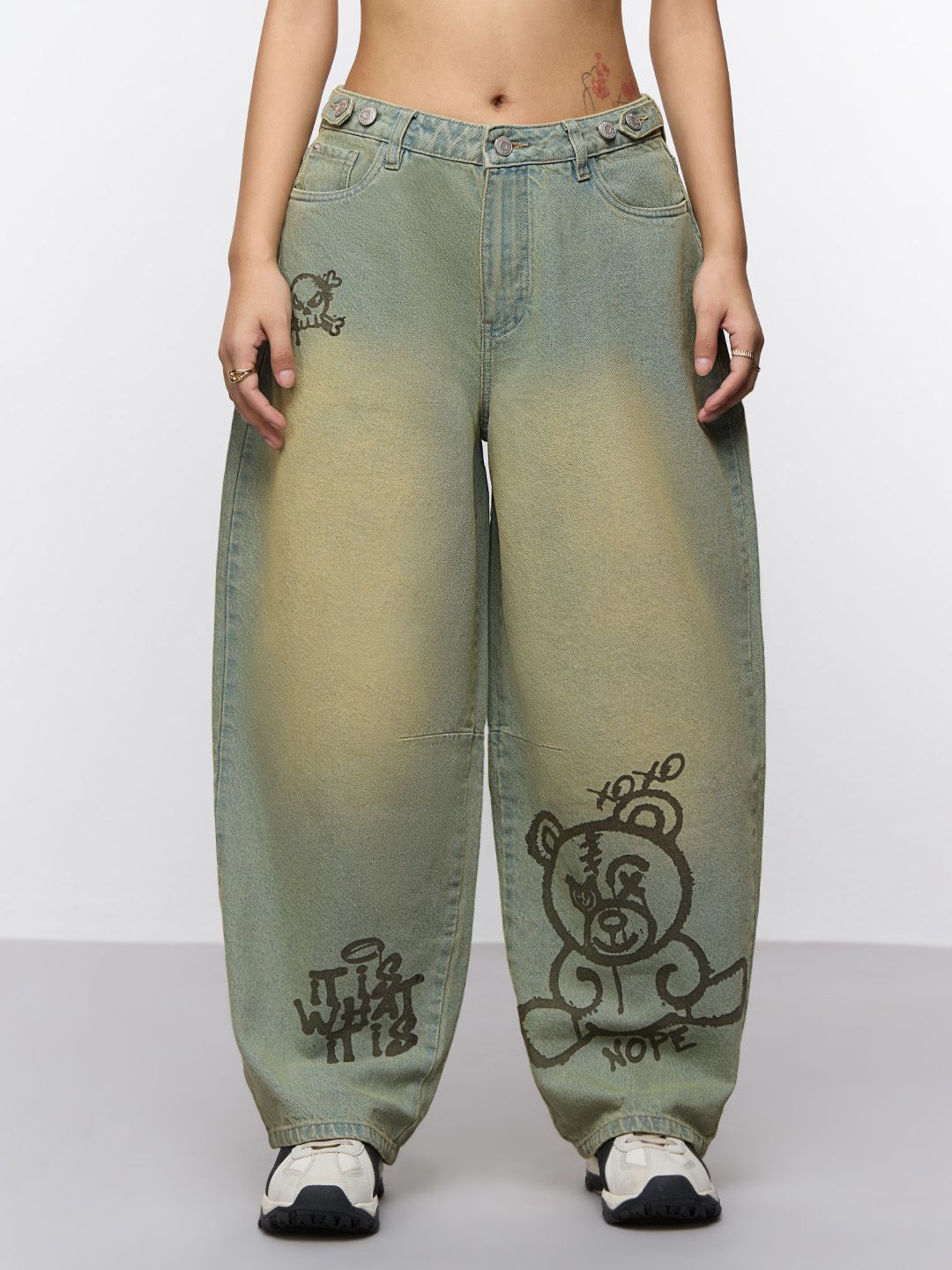 Barrel-Fit Denim: It Is What It Is Women Barrel Denims