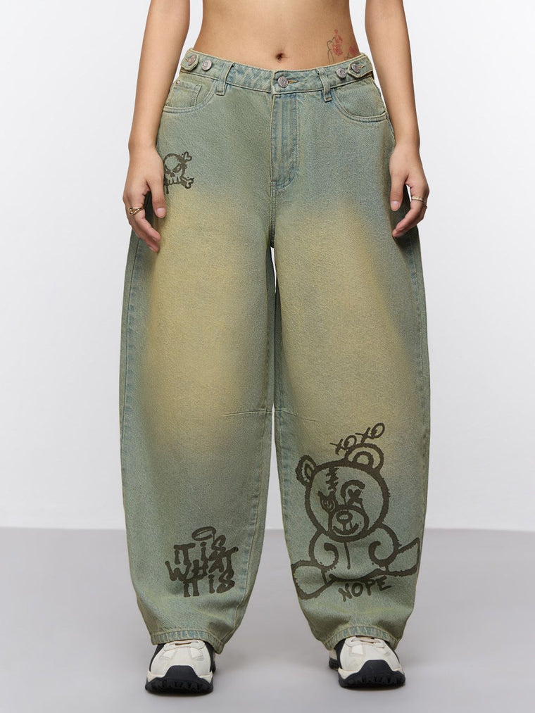 Barrel-Fit Denim: It Is What It Is Women Barrel Denims