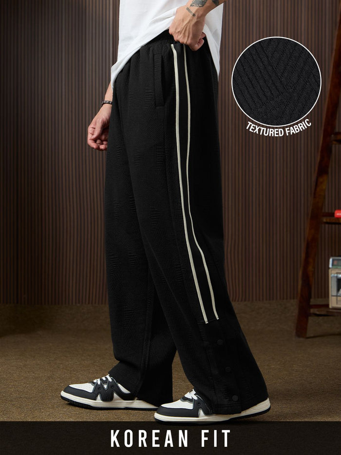 Quilted Joggers: Phantom Korean Joggers