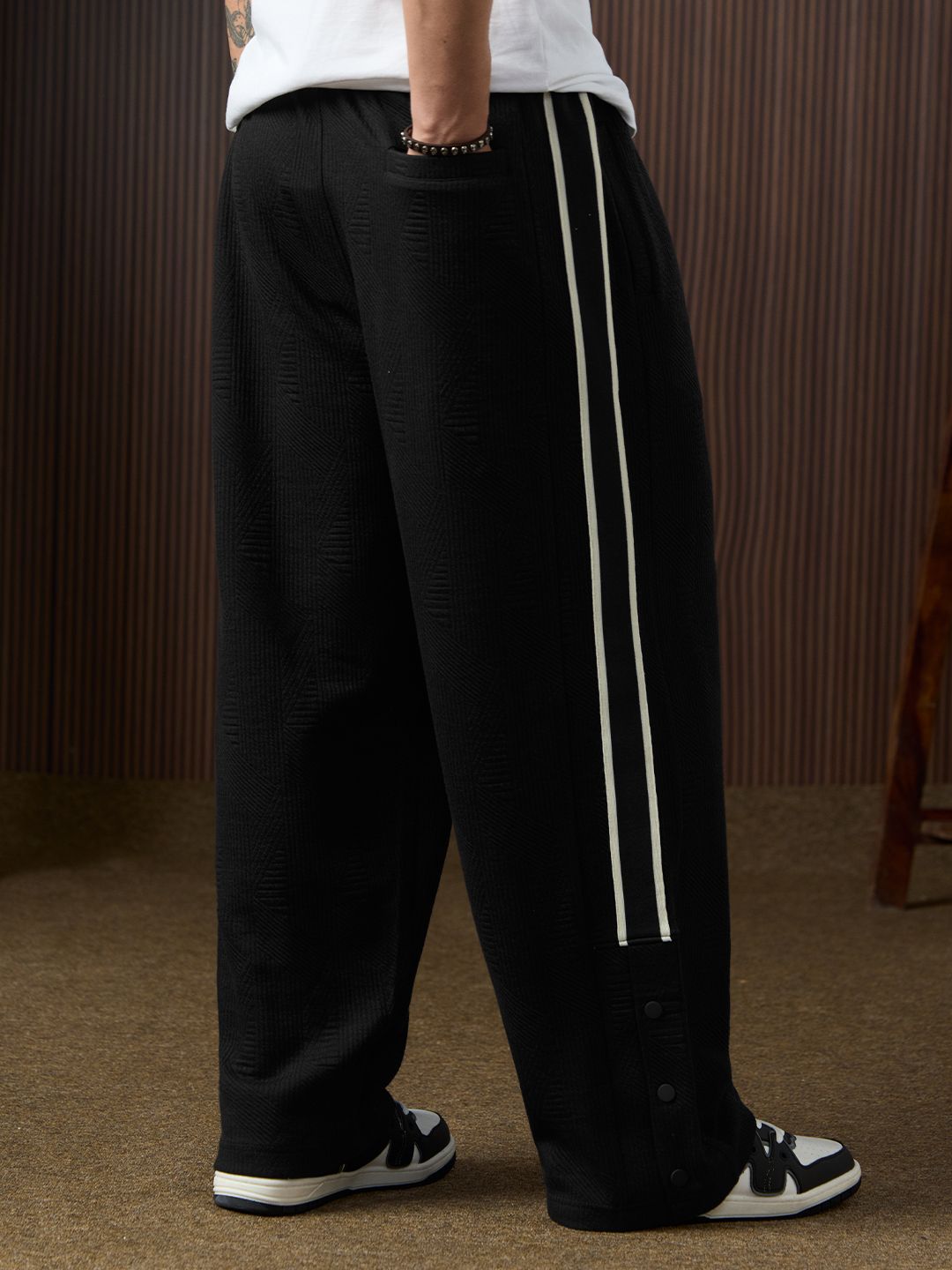Quilted Joggers: Phantom Korean Joggers