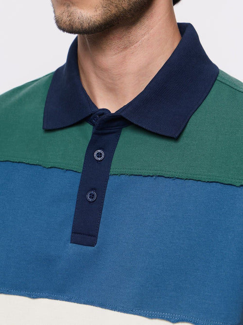 Oversized Polo: Rainbow Men Rugby Polos