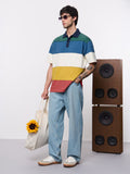 Oversized Polo: Rainbow Men Rugby Polos