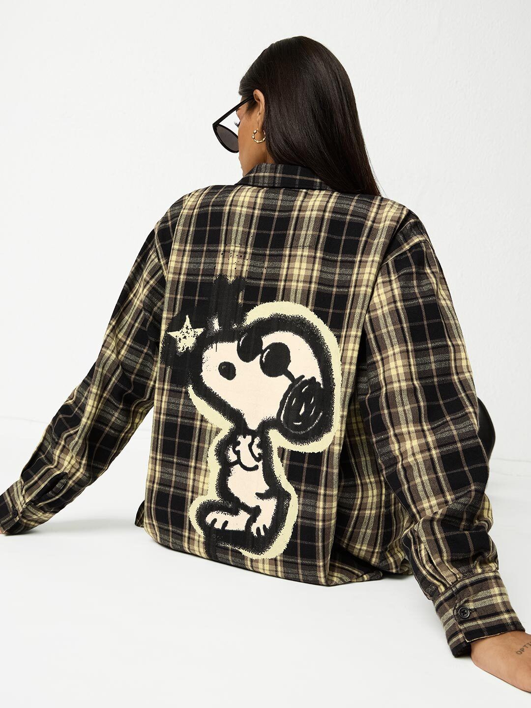 Peanuts: Graffiti Women Oversized Shirts