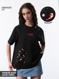 TSS Originals: Pink Koi Women Oversized T-Shirts