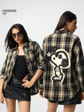 Peanuts: Graffiti Women Oversized Shirts