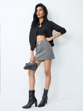 Classic Solids: Urban Black Women Regular Shirts