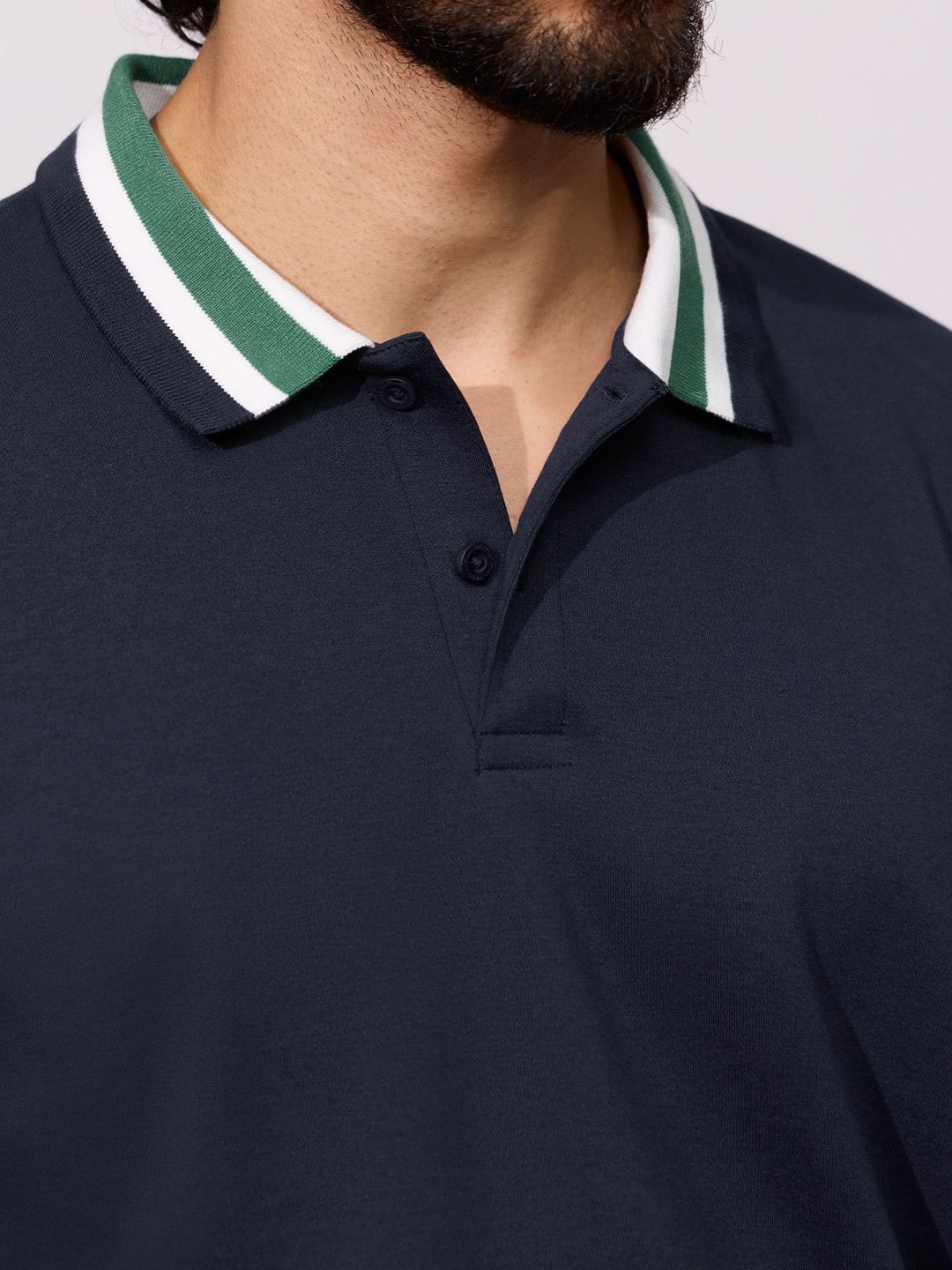 Premium Polo: Navy Blue Classic Polos
