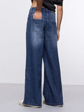 Wide-Leg Denim: Blue Tide Women Wide Denims