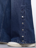 Wide-Leg Denim: Blue Tide Women Wide Denims