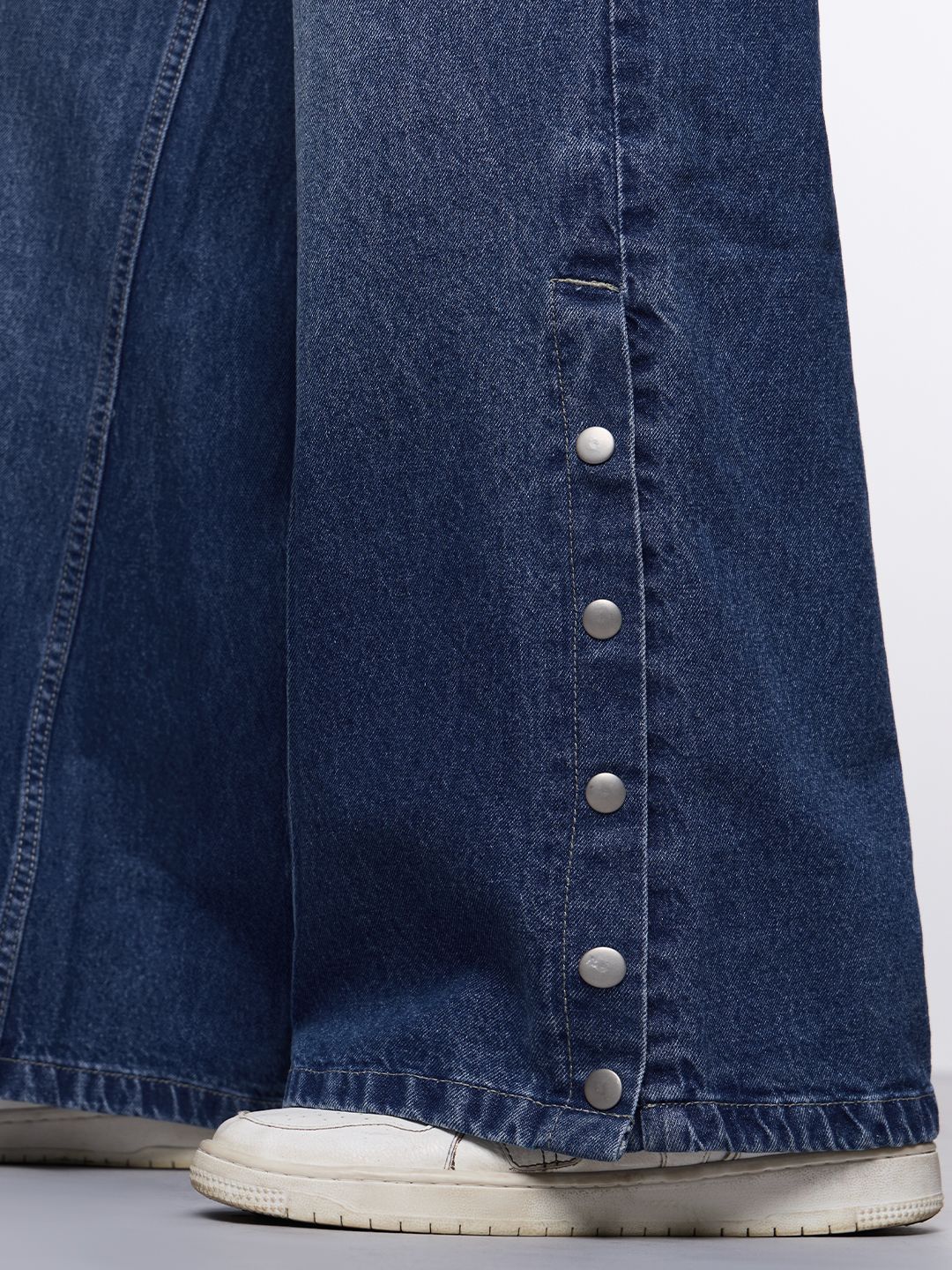 Wide-Leg Denim: Blue Tide Women Wide Denims