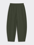 Premium Scuba Joggers: Classic Sage Women Barrel Joggers