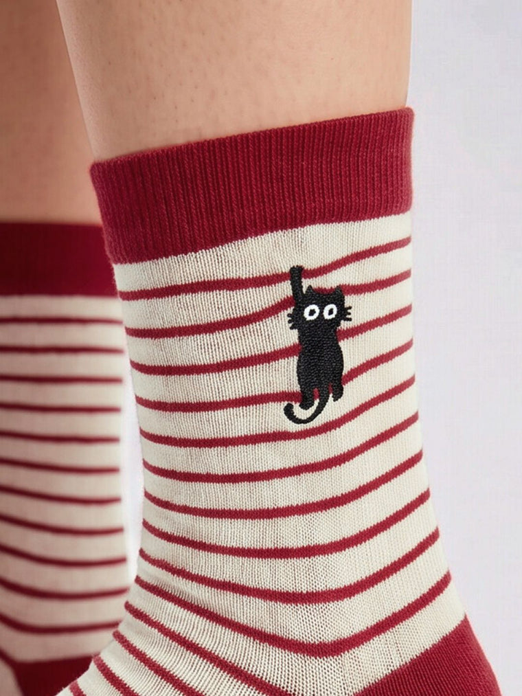 Souled Socks: Cat On The Line Socks