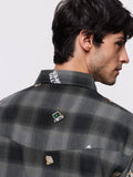 Plaid Shirt: Arcade Games Men Relaxed Shirts