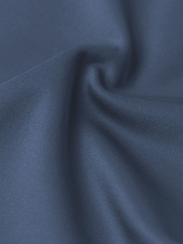 Premium Scuba Joggers: Denim Blue Women Barrel Joggers