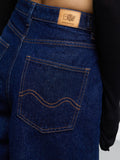 Barrel-Fit Denim: Raw Blue Women Barrel Denims