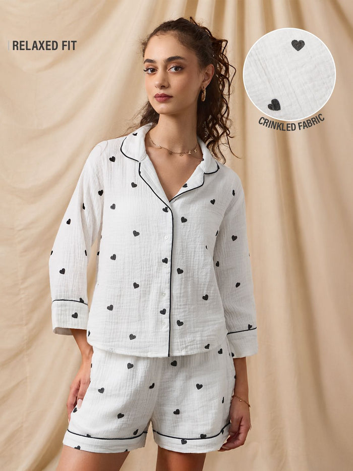 TSS Originals: Hearts Women Lounge Shirts