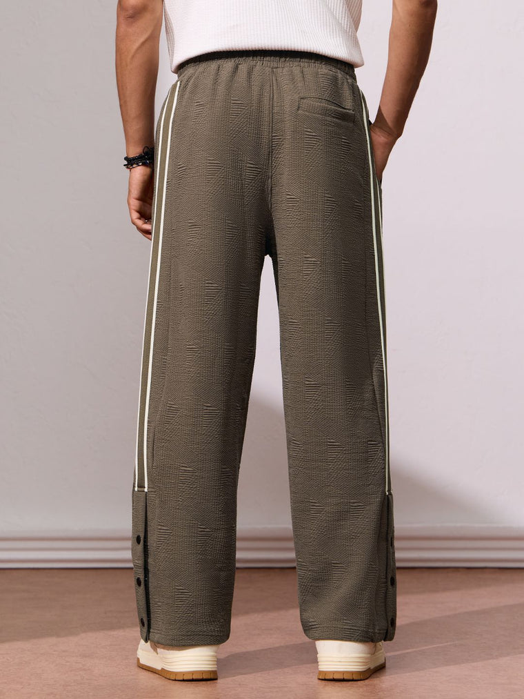 Quilted Joggers: Slate Korean Joggers