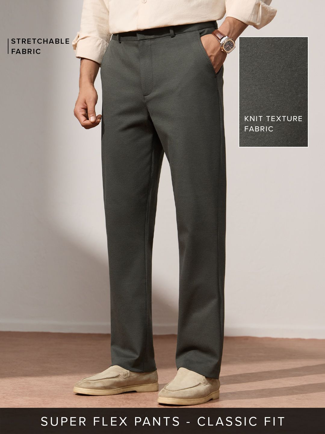 All-Day Pants: Dark Olive Green Men Pants