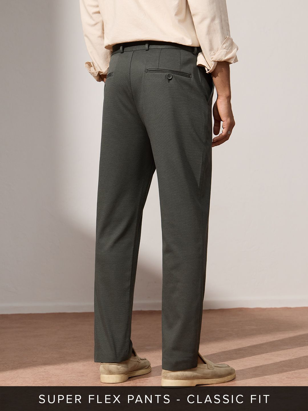 All-Day Pants: Dark Olive Green Men Pants
