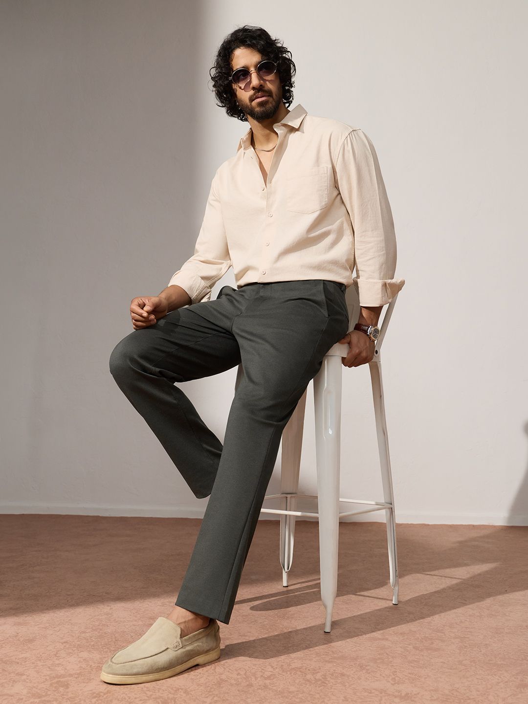 All-Day Pants: Dark Olive Green Men Pants