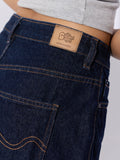 Wide-Fit Denim: Indigo Blue Women Wide Denims