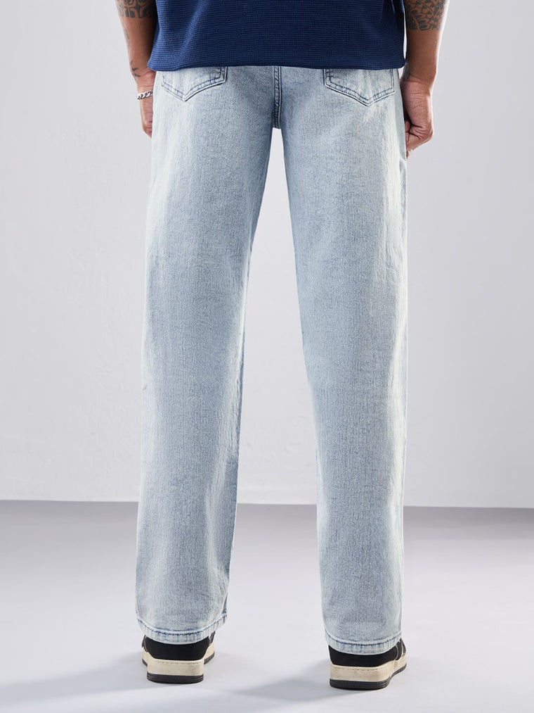 Straight-Fit Denim: Iceberg Men Straight Fit Jeans