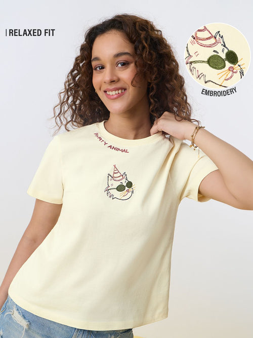 Pet Stories: Party Animal Women Relaxed T-Shirts