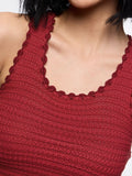 Essential Solids: Carmine Women Knit Tops