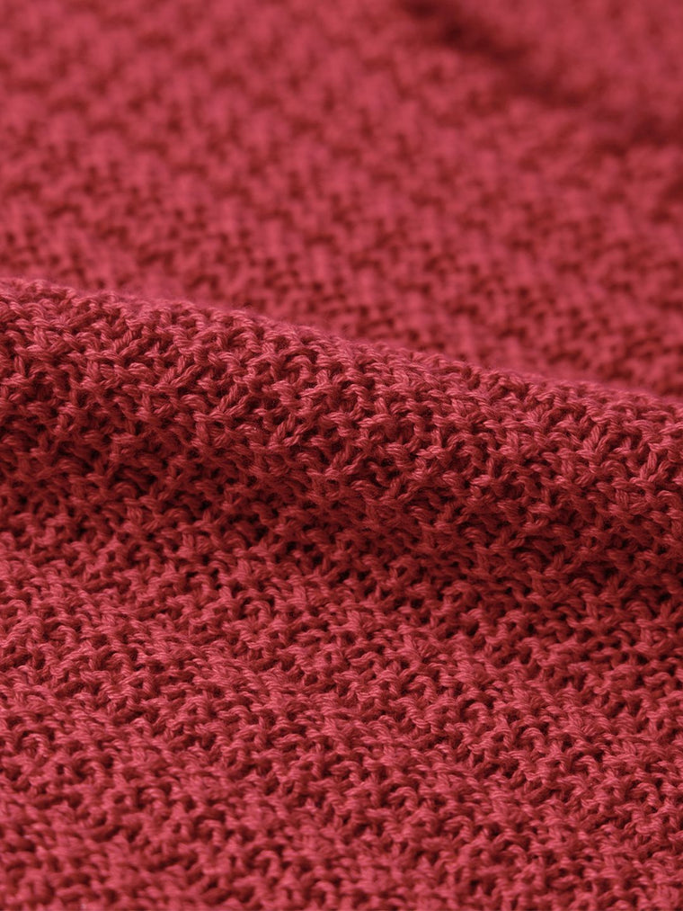 Essential Solids: Carmine Women Knit Tops
