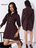 Casual Solids: Viola Women Fashion Dresses