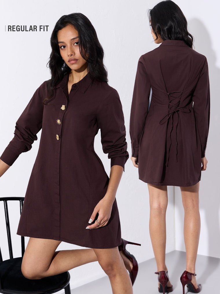 Casual Solids: Viola Women Fashion Dresses