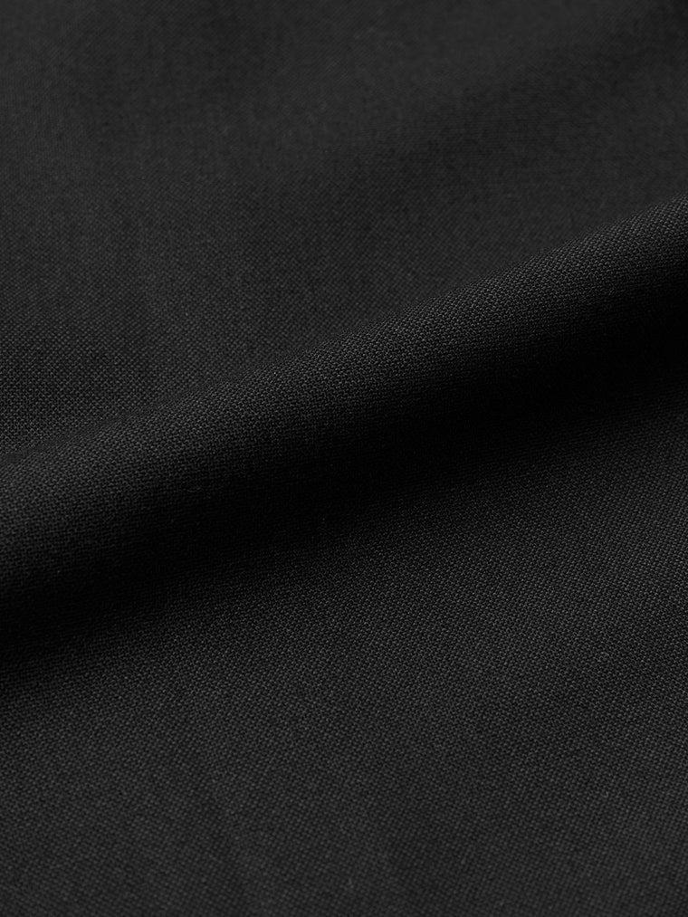 Double Pleated Pants: Black Men Super Flex Pants