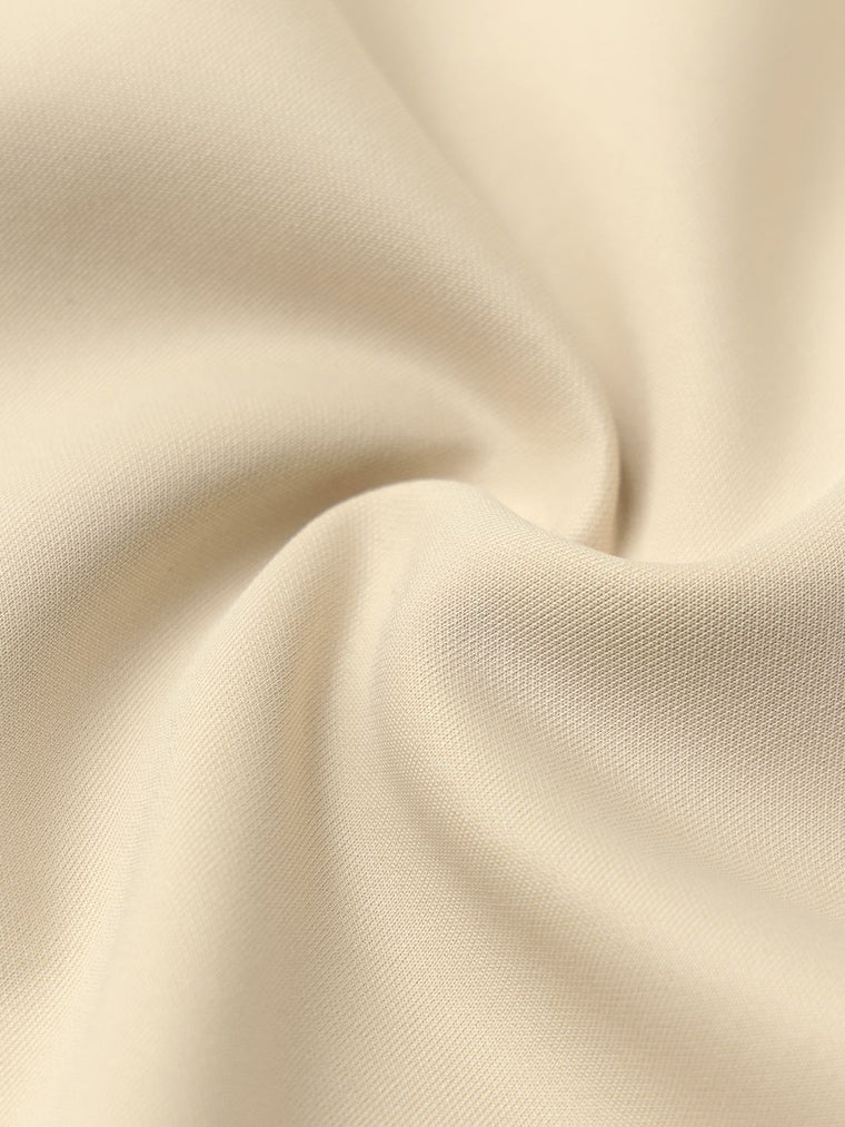 Premium Scuba Joggers: Vanilla Cream Women Barrel Joggers