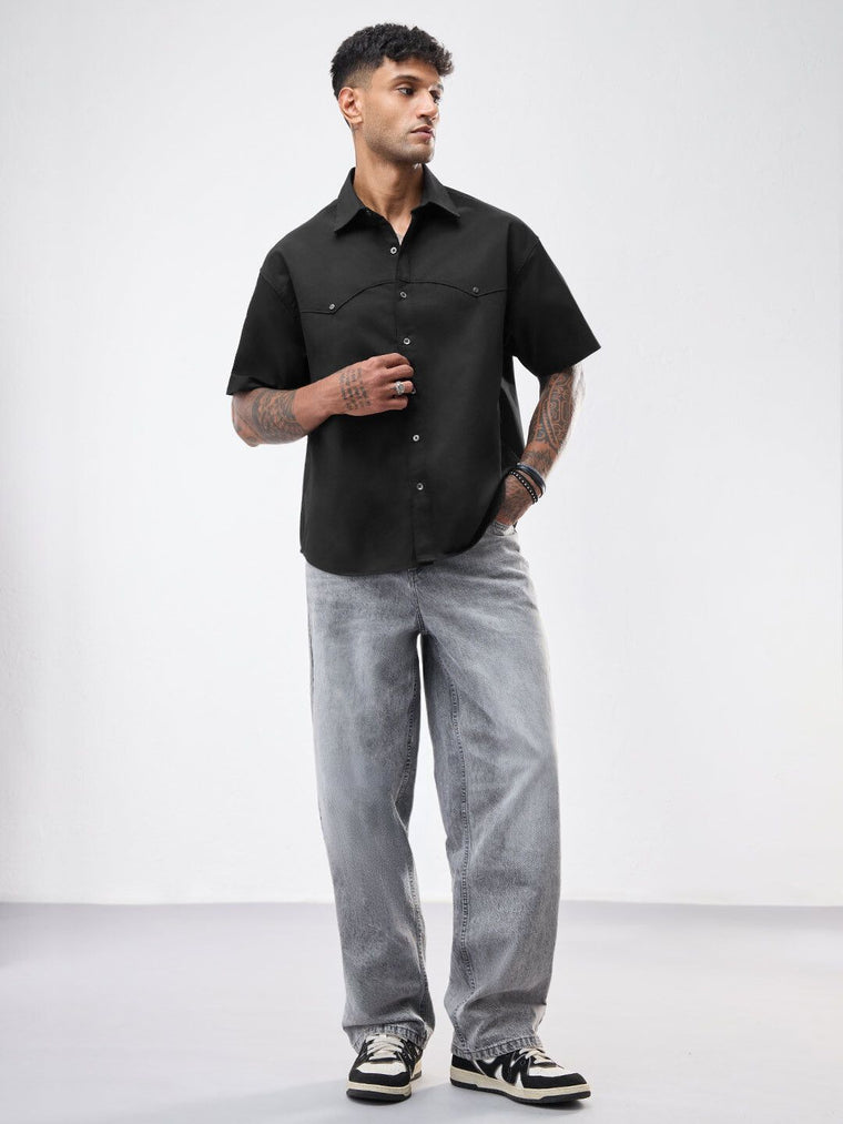 Utility Shirt: Midnight Oversized Shirts