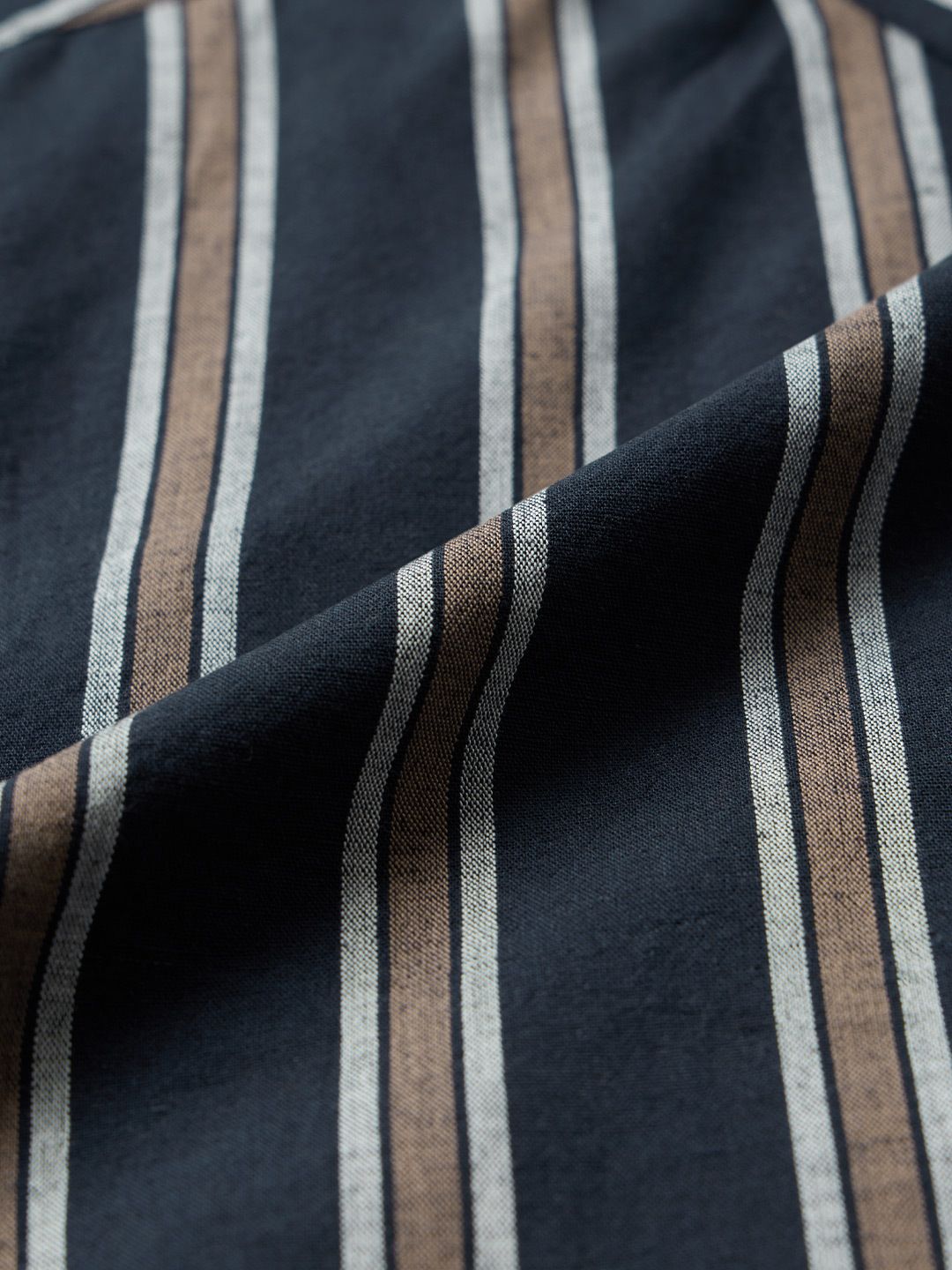 Cotton Linen Stripes: Harbour Cotton Linen Shirts