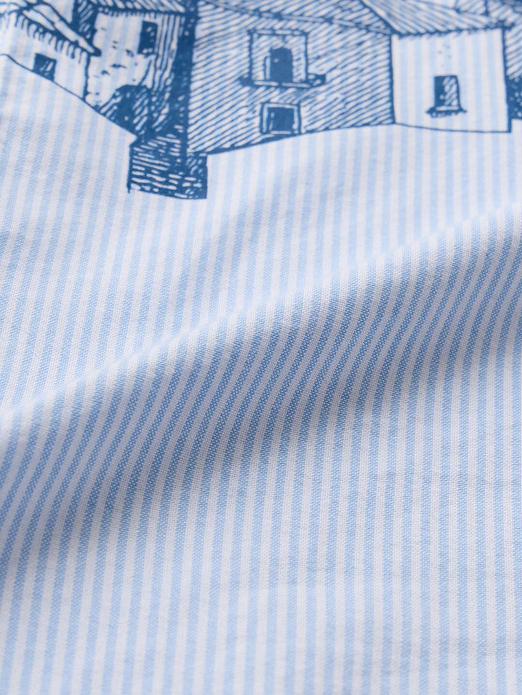 Relaxed-Fit Shirt: Cityscape Men Relaxed Shirts