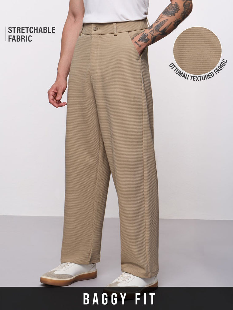 Ottoman Textured Pants: Tuscan Men Pants